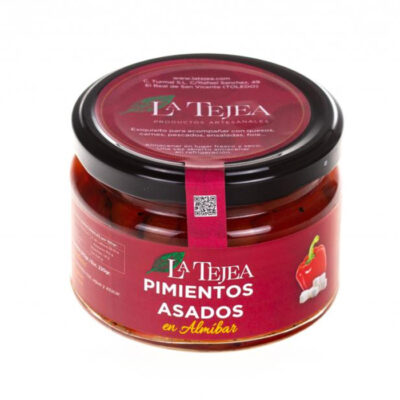 Pimientos asados en almíbar