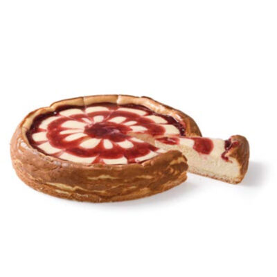 Tarta cheesecake con frutos rojos